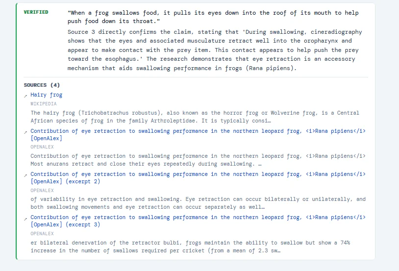 Expanded verified claim with explanation and cited sources
